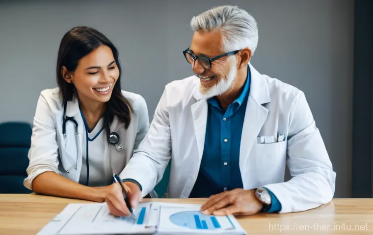 물리치료사의 학습 커뮤니티 활용 - **Prompt 2: Hands-On Workshop for Advanced Techniques**
    `A well-lit, clean physical therapy clin...