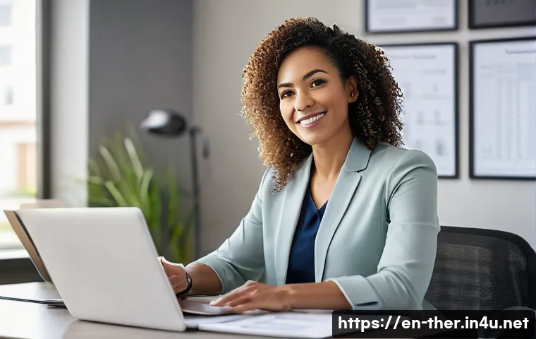 물리치료사 연봉 협상 사례 - **Prompt:** A confident female physical therapist in her late 20s to early 30s, dressed in smart bus...